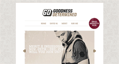 Desktop Screenshot of goodnessdetermined.com